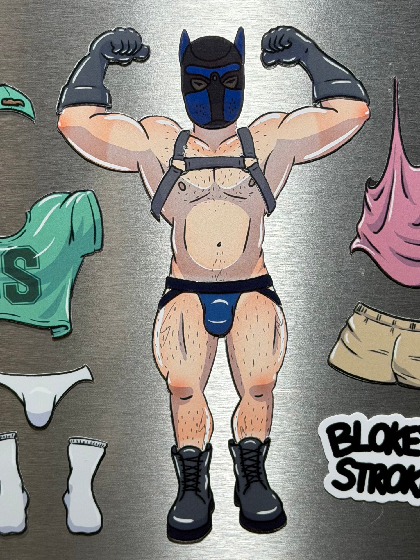 Fridge Magnets - Build-a-Bloke | Blokey Strokes