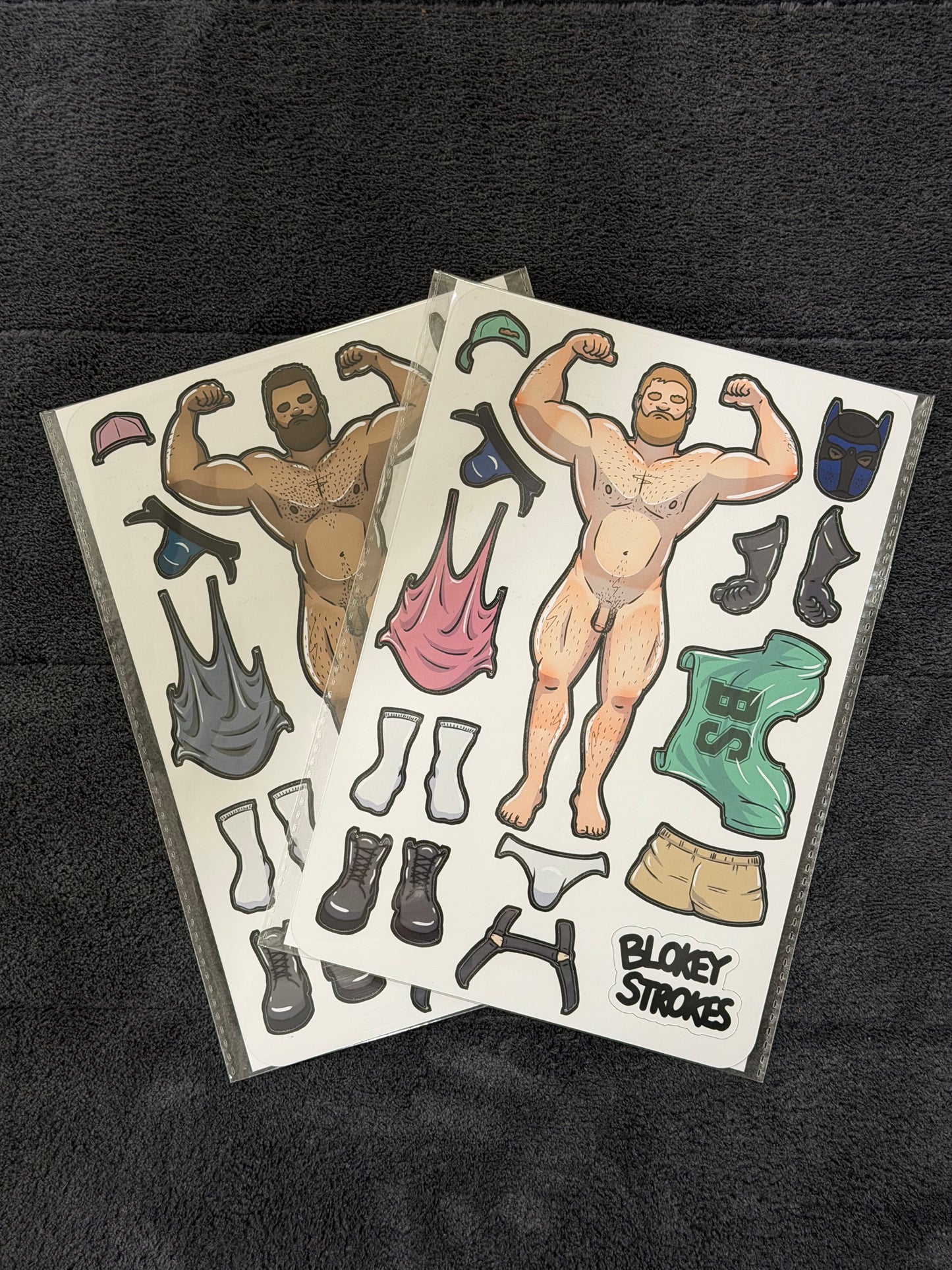 Build-a-Bloke - Hank Base Set | Blokey Strokes