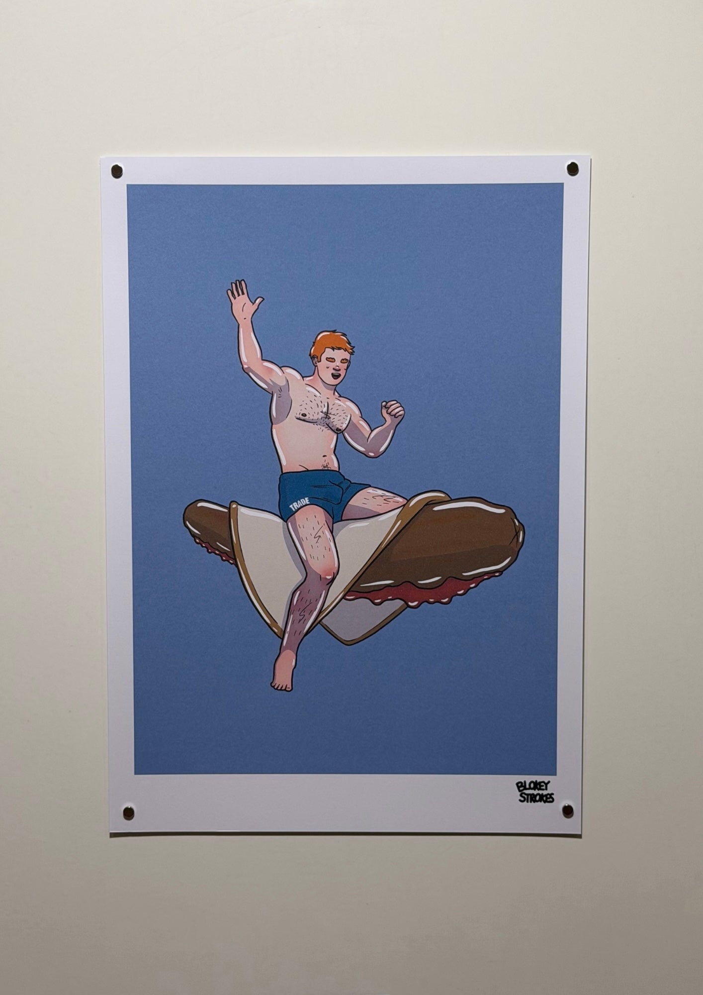 Snag A4 Print | Blokey Strokes