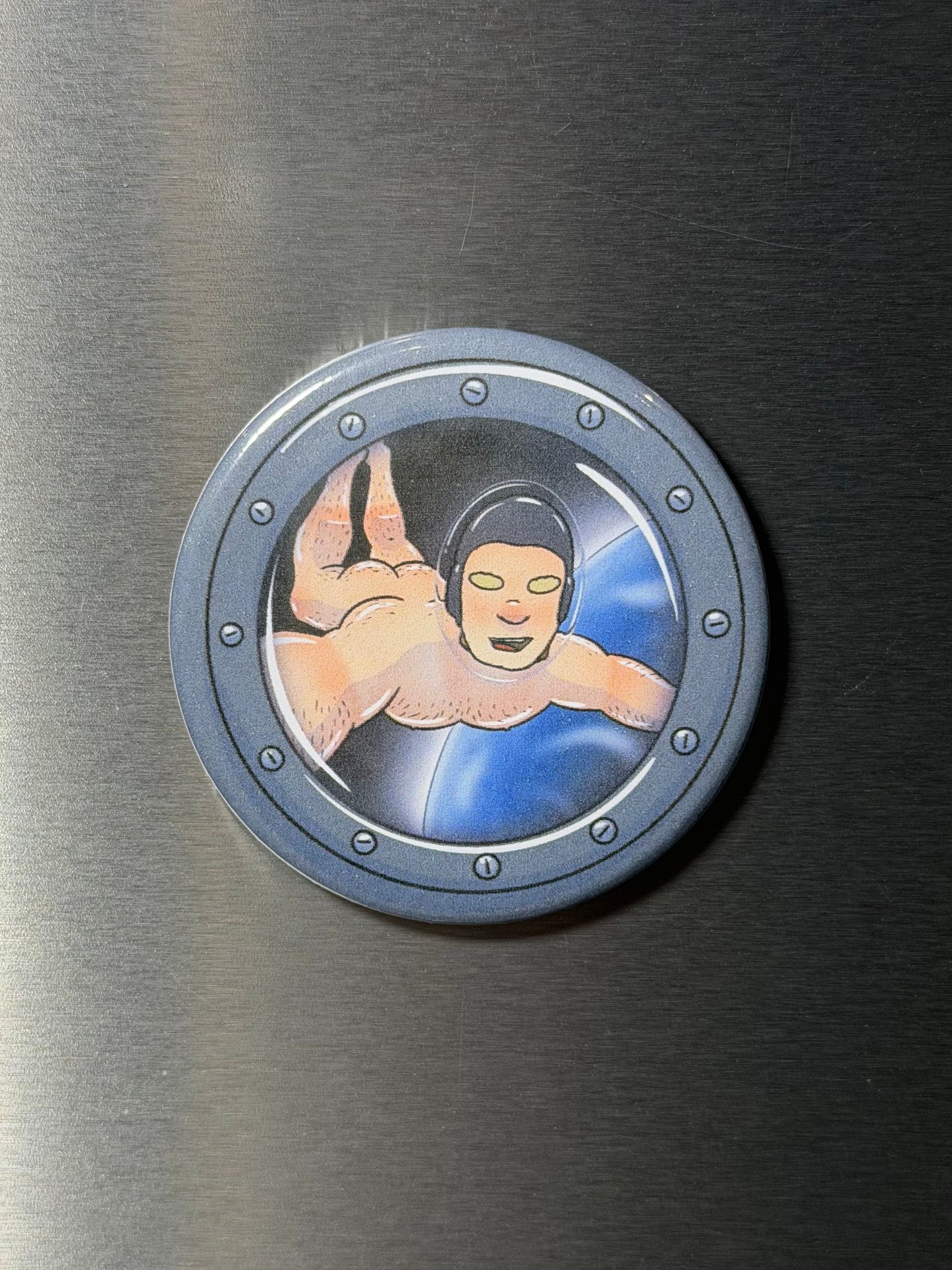 Fridge Magnet - Spaced | Blokey Strokes