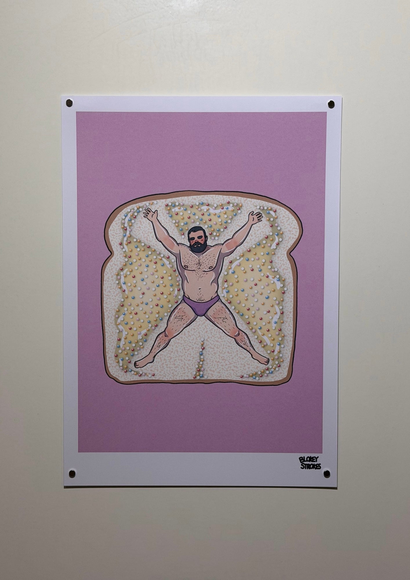 Sprinkles A4 Print | Blokey Strokes