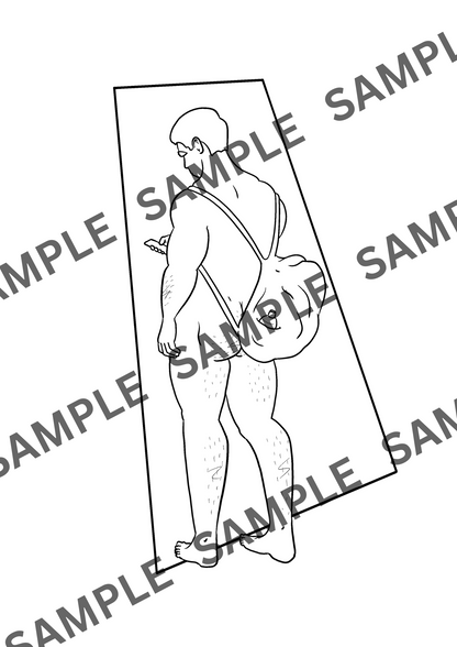 Book of Blokes Printable Colouring Book | Blokey Strokes