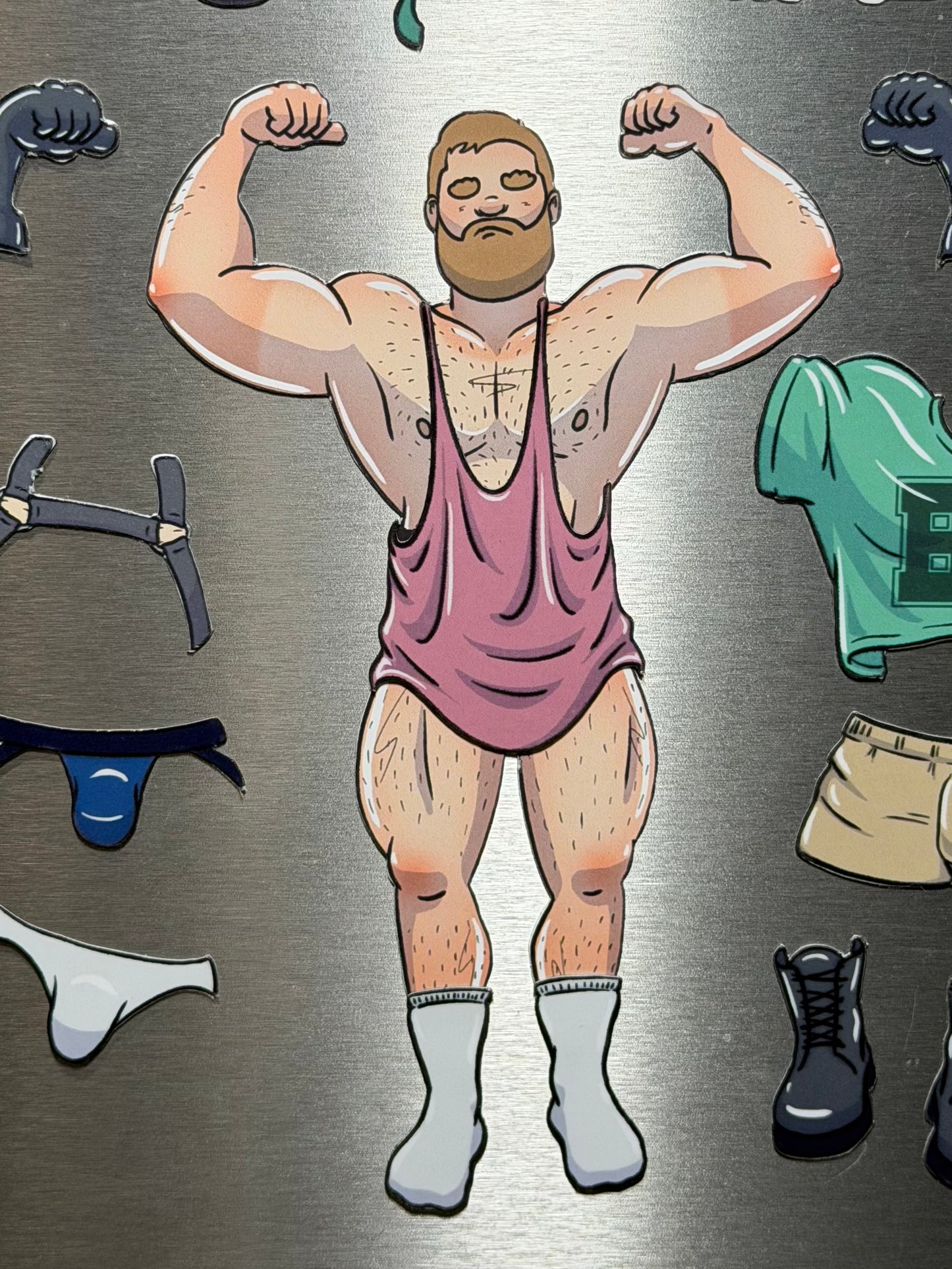 Fridge Magnets - Build-a-Bloke | Blokey Strokes