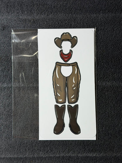 Cowboy Fit Pack - Build-a-Bloke | Blokey Strokes
