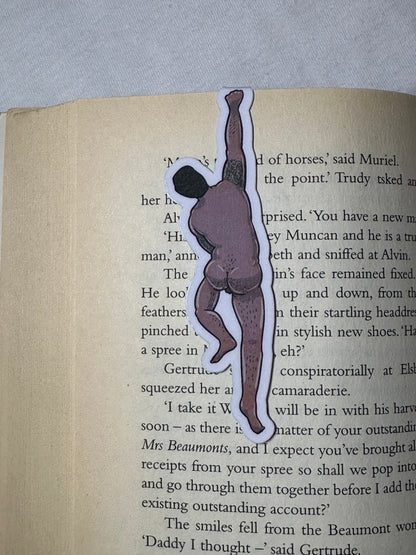 Naked Man Magnetic Bookmark - Draping Drew | Blokey Strokes