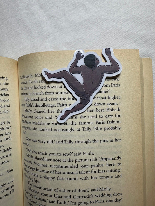 Naked Man Magnetic Bookmark - Hooked Harris | Blokey Strokes