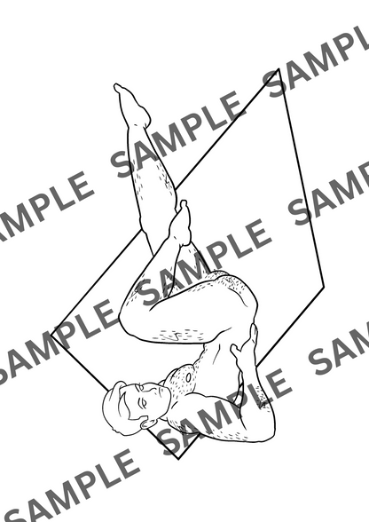 Book of Blokes Printable Colouring Book | Blokey Strokes