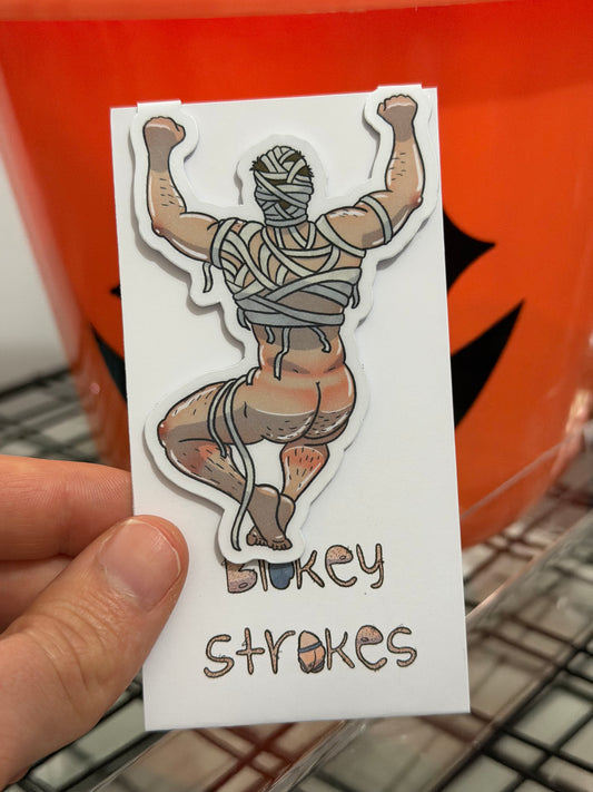 Naked Man Magnetic Bookmark - Daddy Mummy | Blokey Strokes