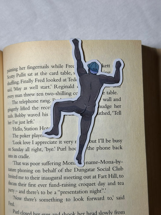 Naked Man Magnetic Bookmark - Hoisted Harvey | Blokey Strokes