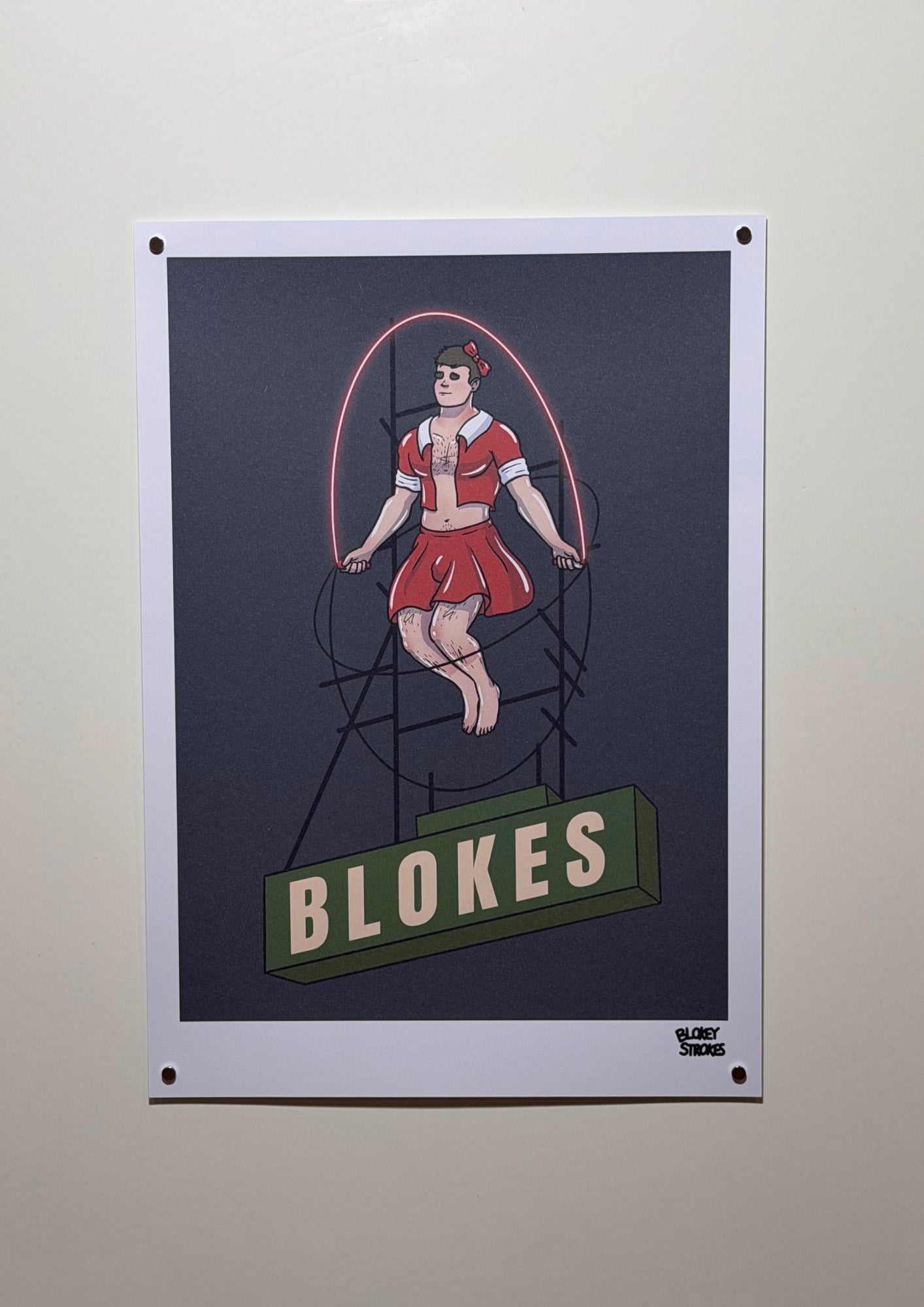 Little Audric A4 Print | Blokey Strokes