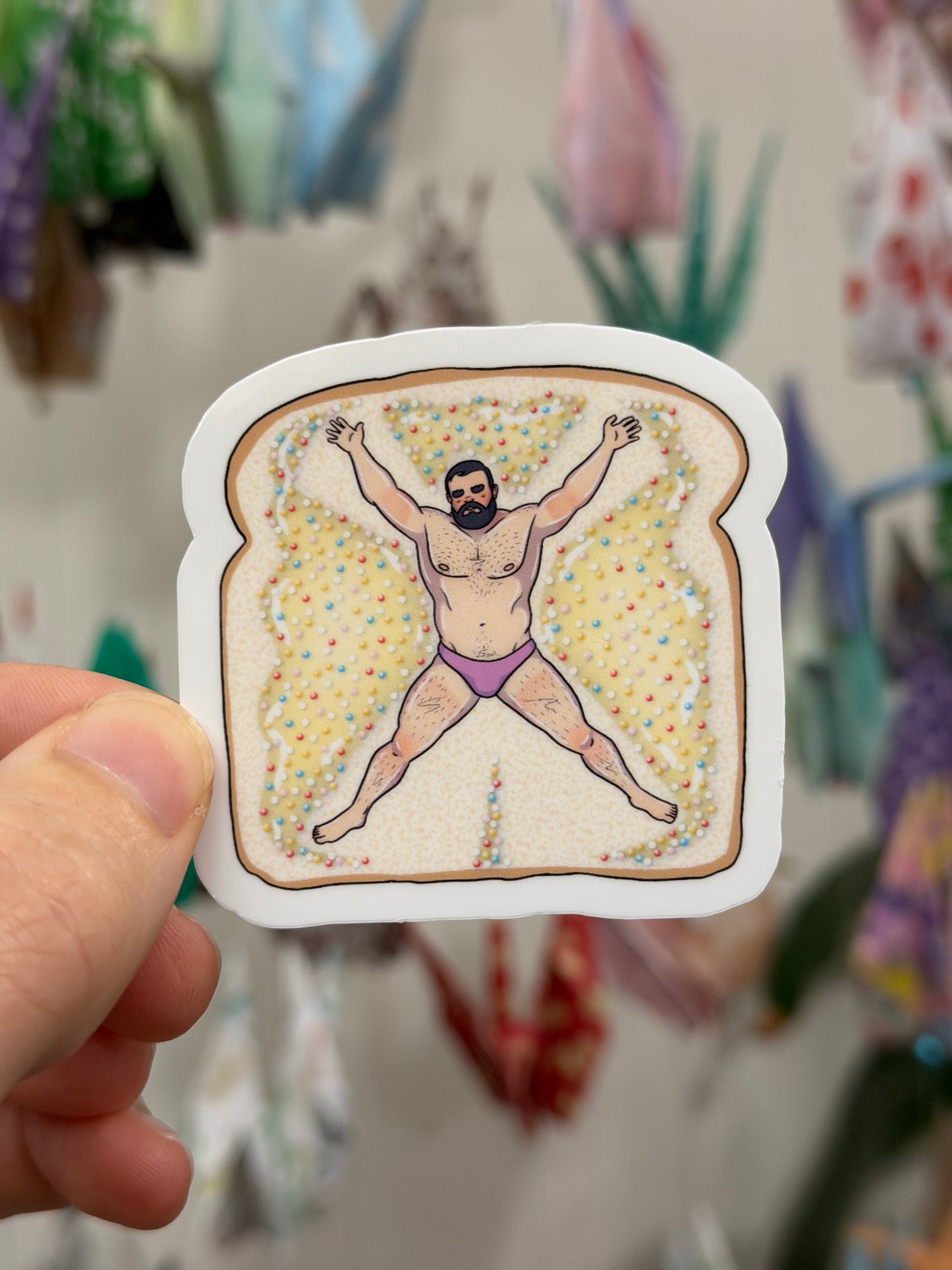 Vinyl Sticker - Fairy Bread | Blokey Strokes