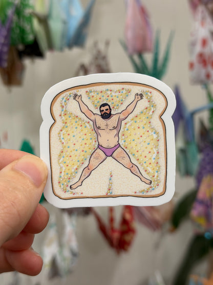 Vinyl Sticker - Fairy Bread | Blokey Strokes