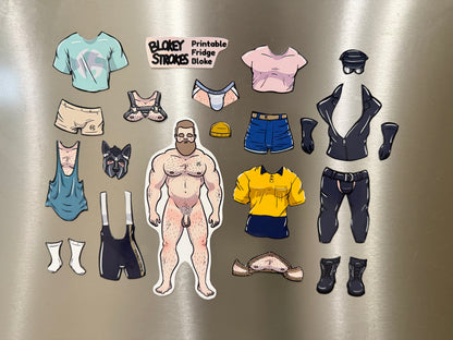 Build-a-Bloke - Printable Download | Blokey Strokes