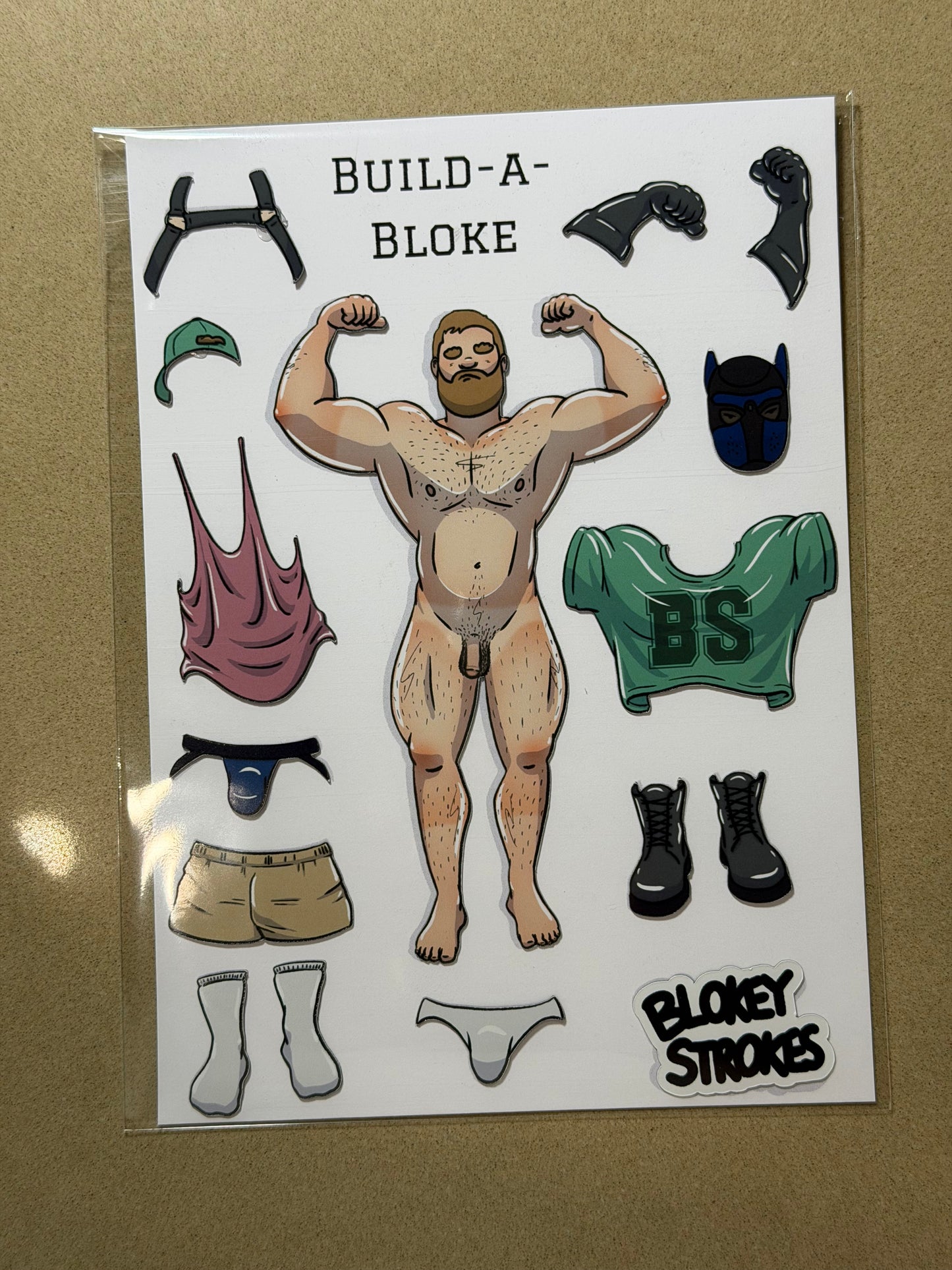 Fridge Magnets - Build-a-Bloke | Blokey Strokes