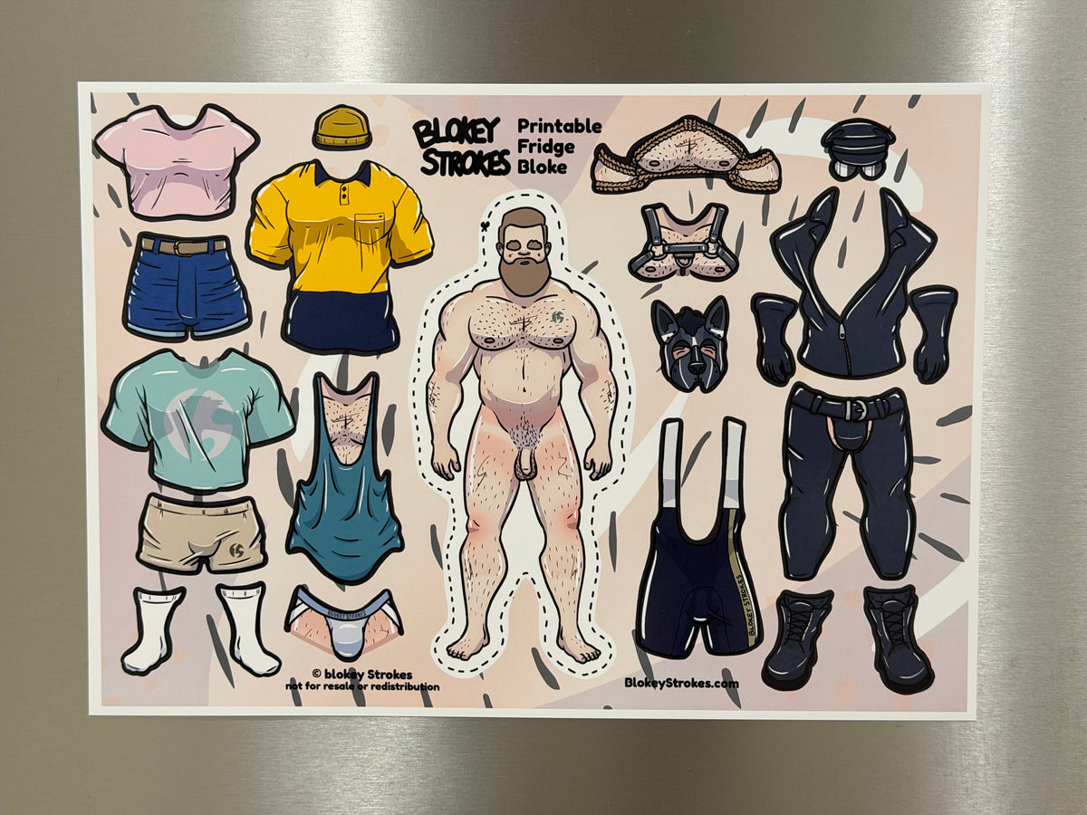 Build-a-Bloke - Printable Download | Blokey Strokes