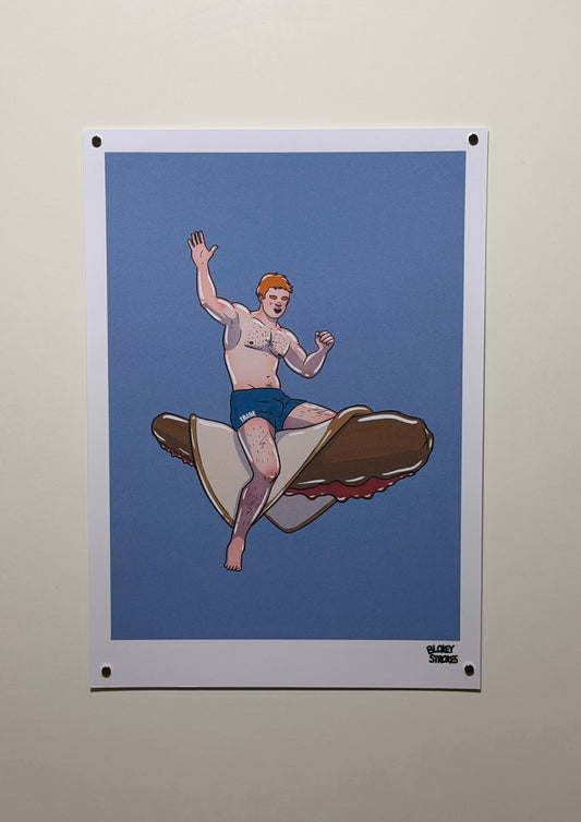 Snag A4 Print | Blokey Strokes