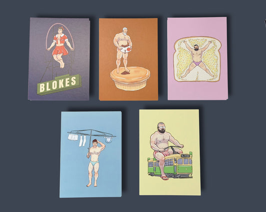 Aussie Bloke A6 Pack | Blokey Strokes