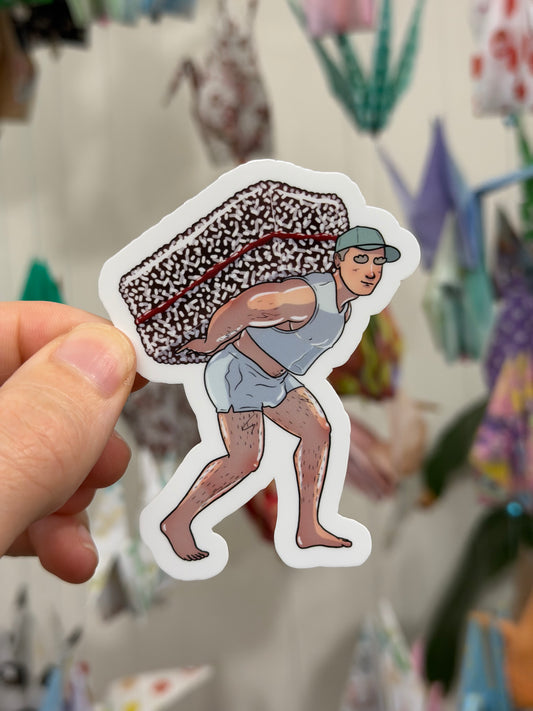 Vinyl Sticker - Lamington | Blokey Strokes