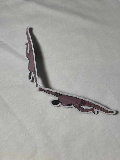 Naked Man Magnetic Bookmark - Draping Drew | Blokey Strokes