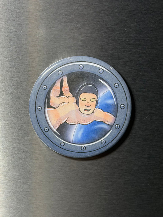 Fridge Magnet - Spaced | Blokey Strokes