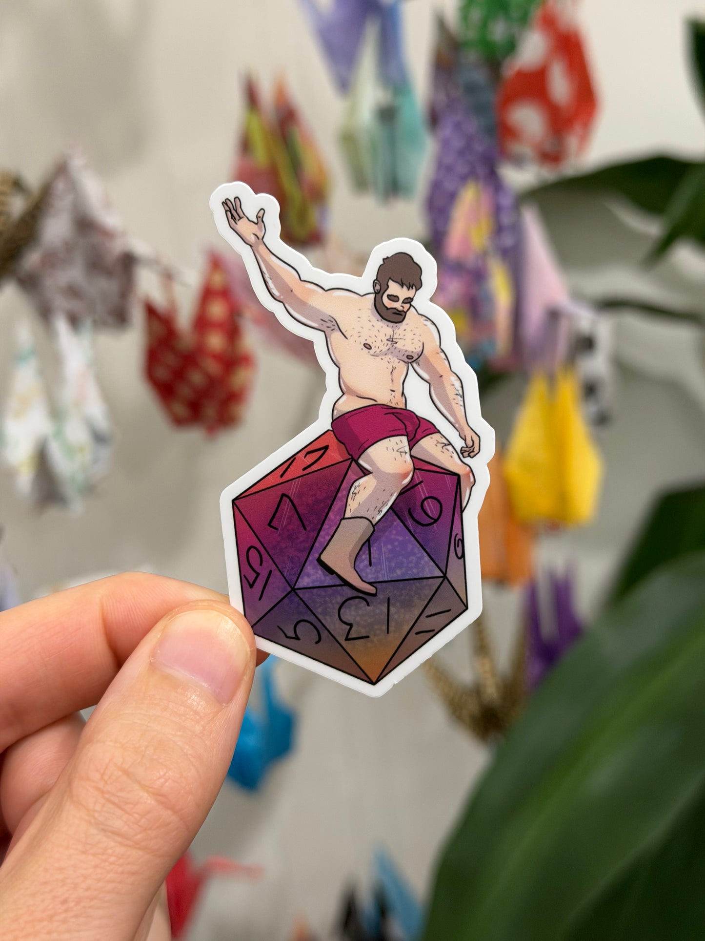 Vinyl Sticker - D20 | Blokey Strokes