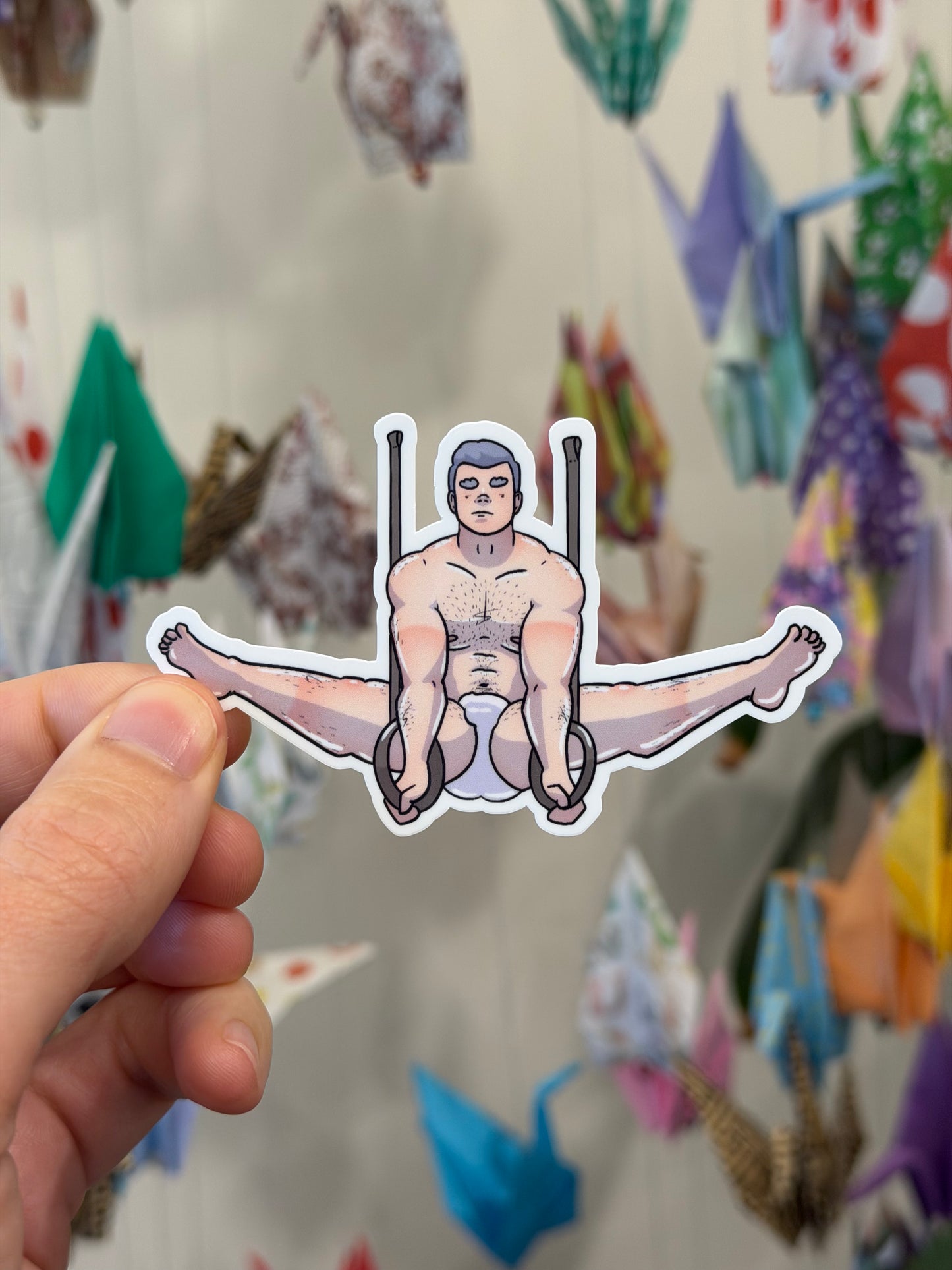 Vinyl Sticker - Gymnast | Blokey Strokes