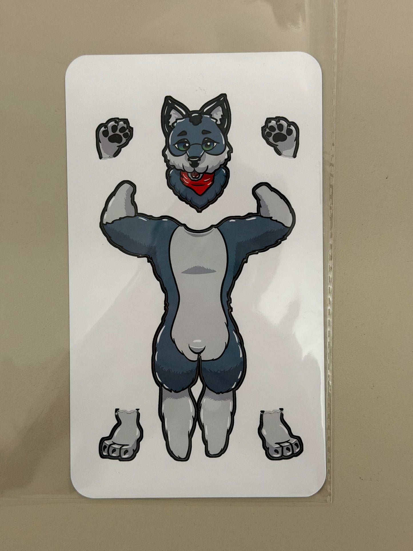Wolf Fur Suit Fit Pack - Build-a-Bloke | Blokey Strokes