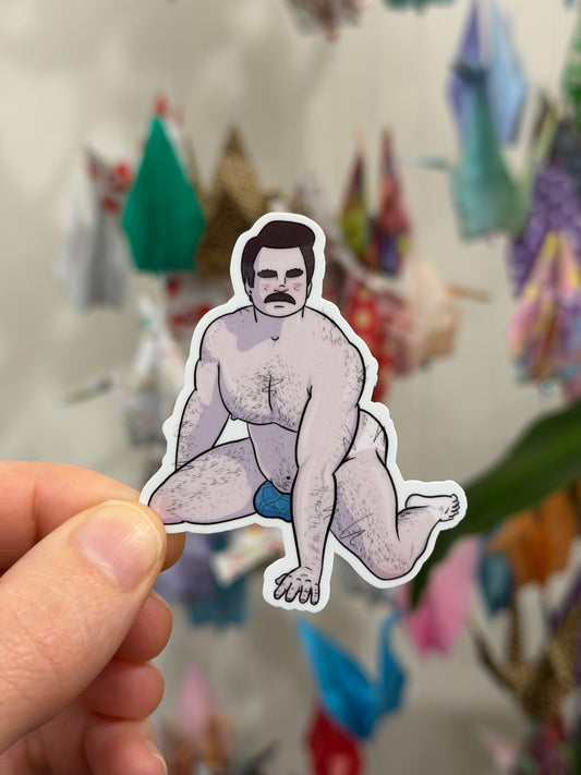 Vinyl Sticker - Ron | Blokey Strokes