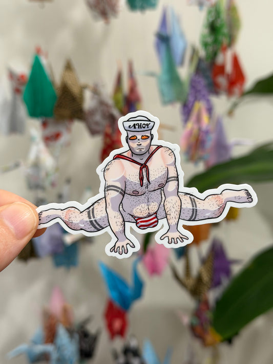 Vinyl Sticker - Ahoy | Blokey Strokes