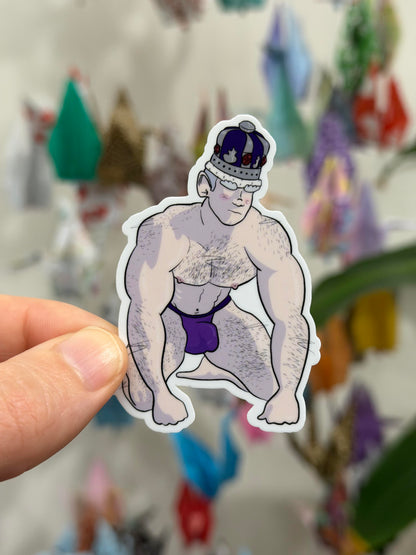 Vinyl Sticker - Royal | Blokey Strokes