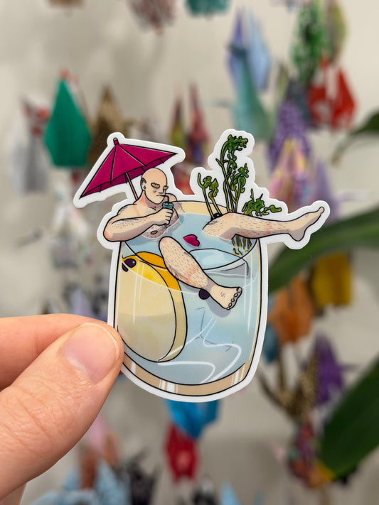 Vinyl Sticker - Gin | Blokey Strokes