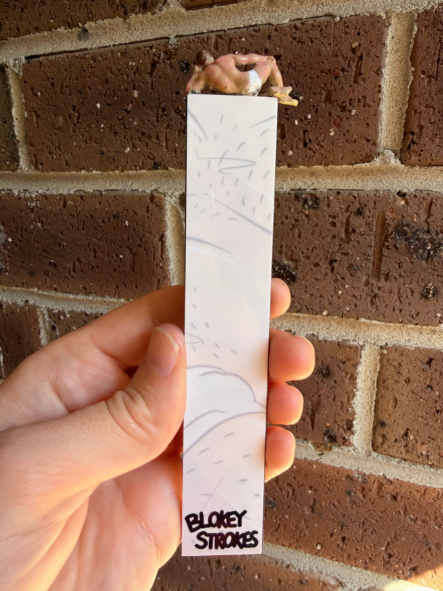 Tob Bloke Bookmark | Blokey Strokes