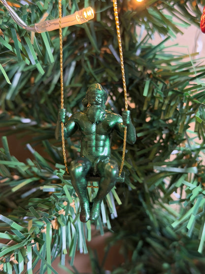 Sexy Santa Christmas Ornaments | Blokey Strokes