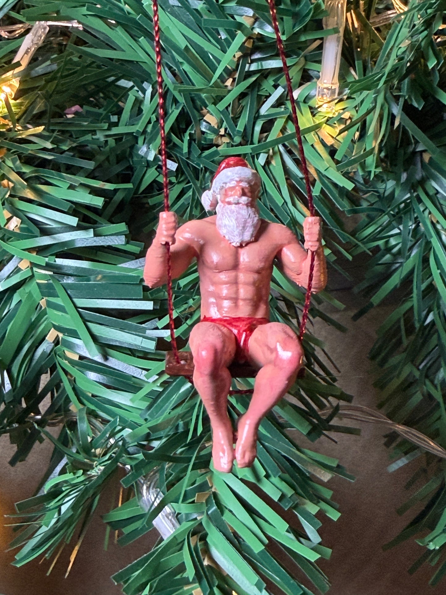 Sexy Santa Christmas Ornaments | Blokey Strokes