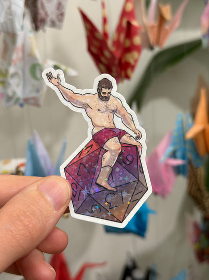 Vinyl Sticker - D20 | Blokey Strokes