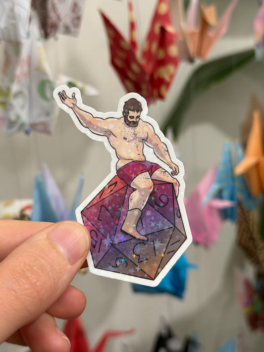 Vinyl Sticker - D20 | Blokey Strokes