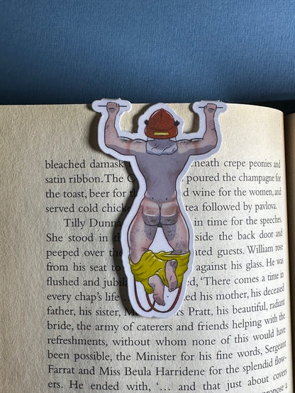 Naked Man Magnetic Bookmark - Ash | Blokey Strokes