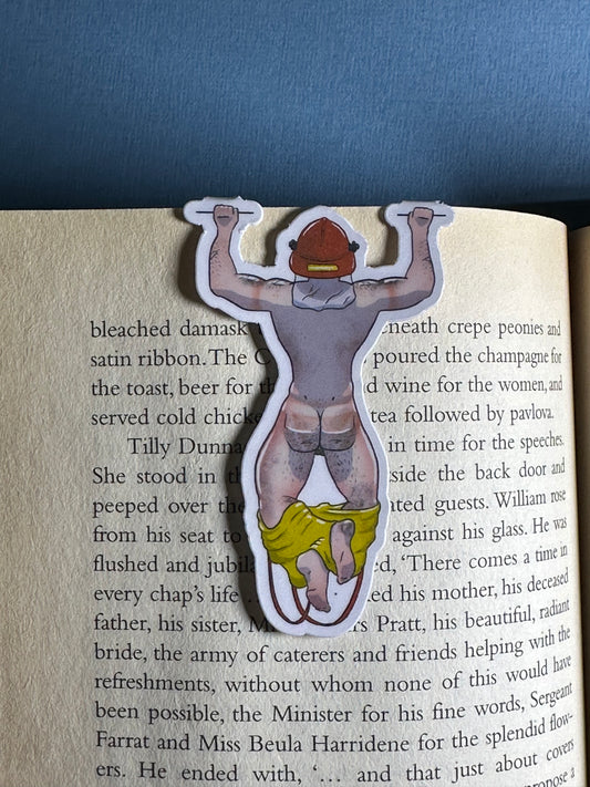 Naked Man Magnetic Bookmark | Blokey Strokes