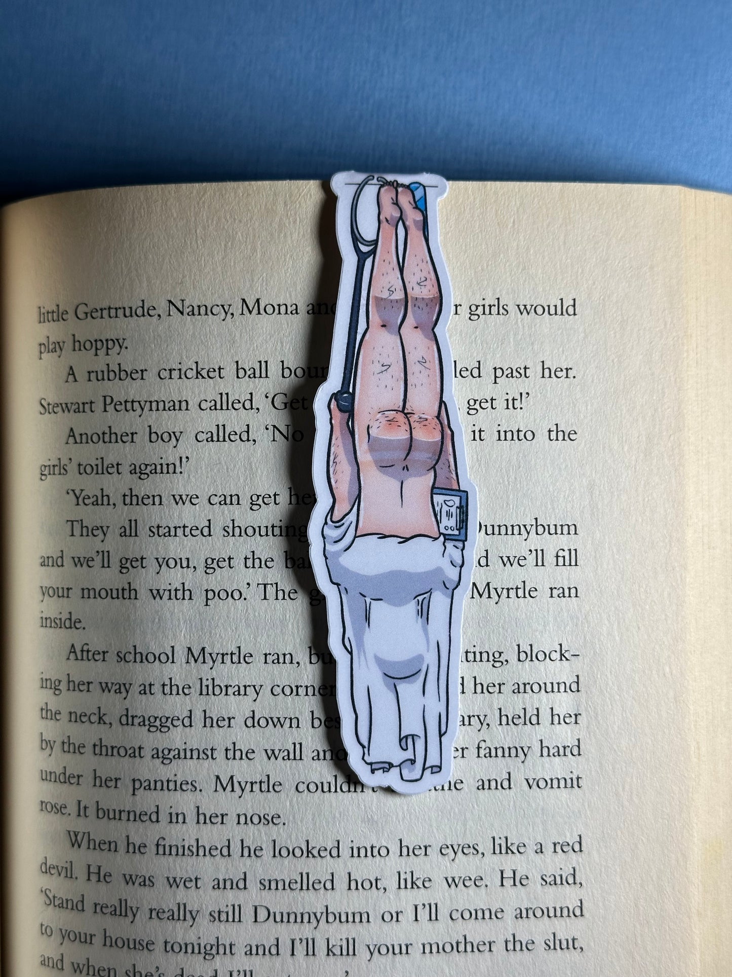 Naked Man Magnetic Bookmark | Blokey Strokes