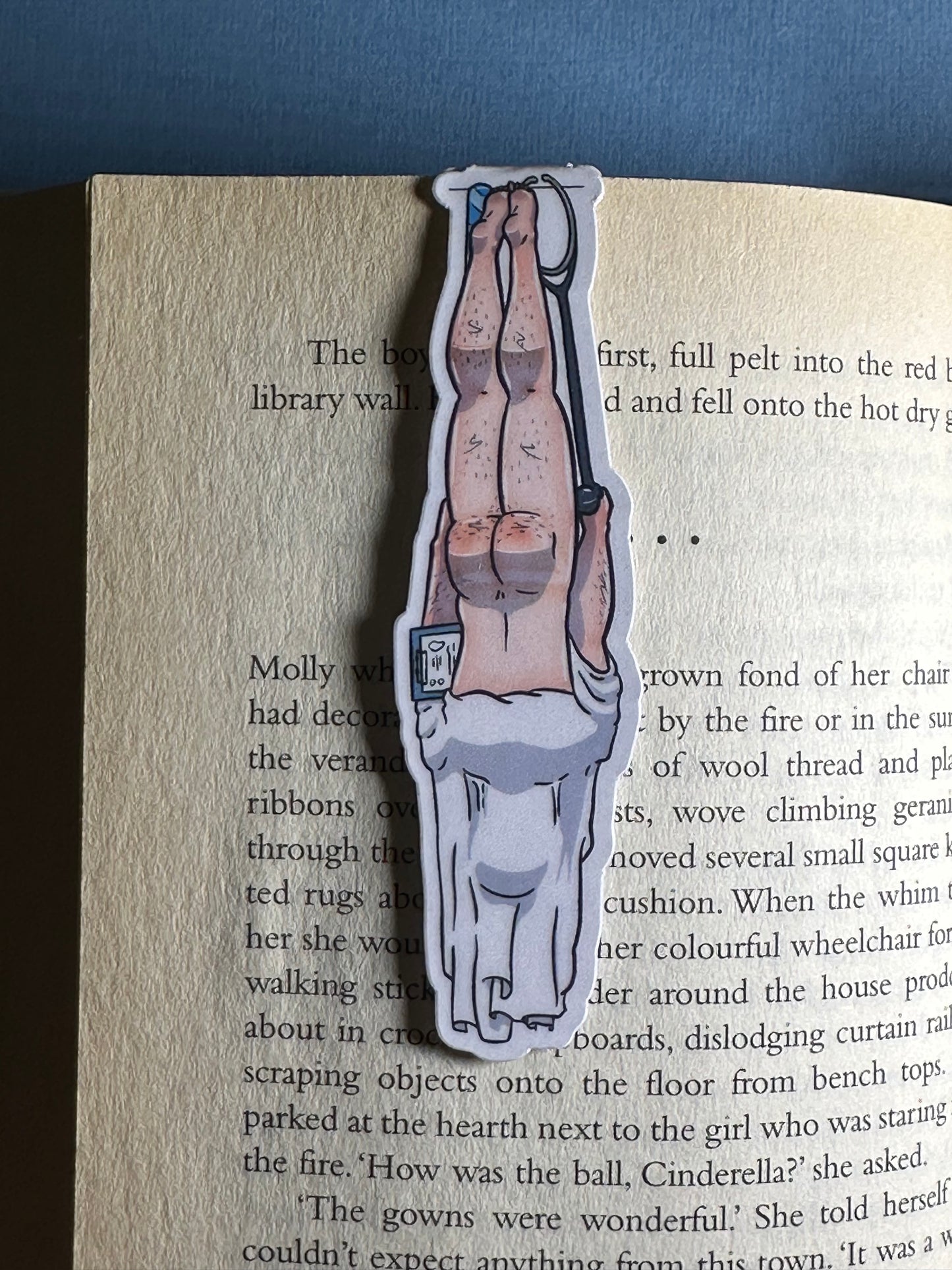 Naked Man Magnetic Bookmark | Blokey Strokes