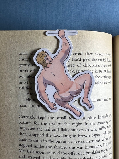 Naked Man Magnetic Bookmark - Mullet Mac | Blokey Strokes
