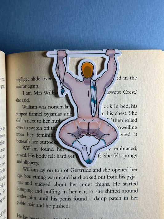 Naked Man Magnetic Bookmark | Blokey Strokes