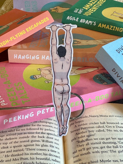 Naked man magnetic bookmark