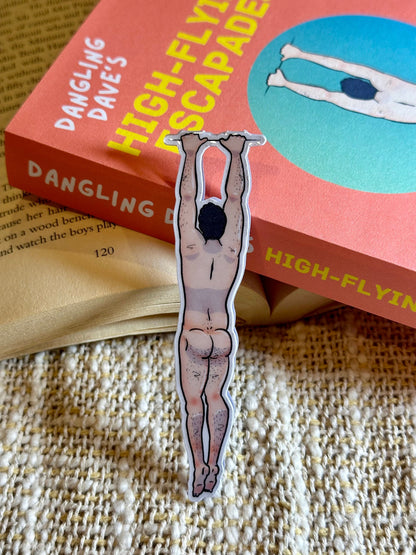 Naked man magnetic bookmark